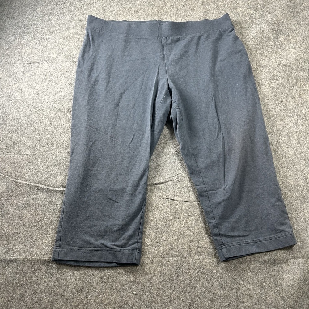 J. Jill Pure Jill Pants Women's Large Petite Slim-Leg Cropped Pima Cotton Modal